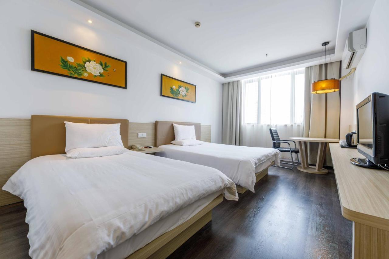 Hanting Express Shanghai Changshou Road Bagian luar foto