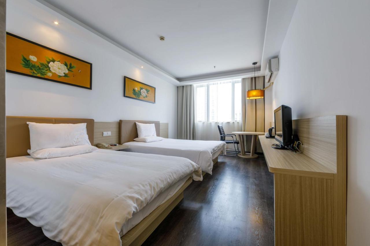 Hanting Express Shanghai Changshou Road Bagian luar foto